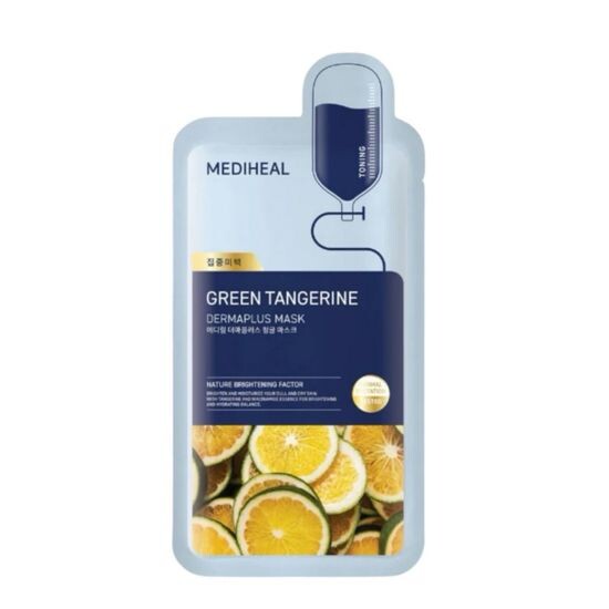 Тканевая маска Mediheal Derma Plus Green Tangerine
