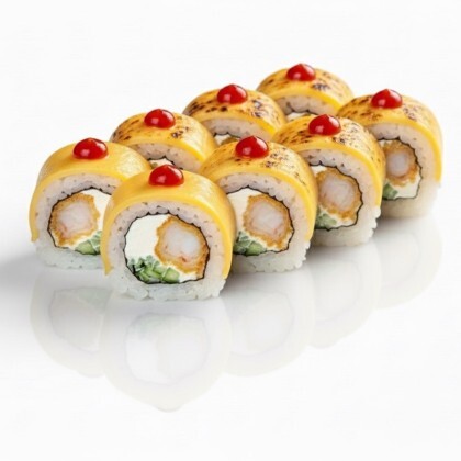 «Чиз ролл с креветкой темпура» 8шт