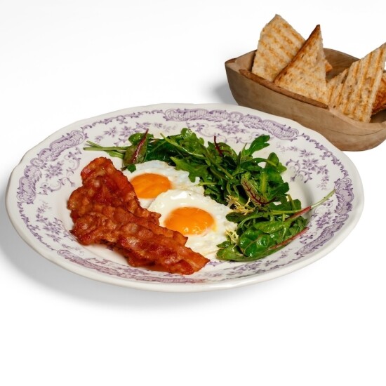 Sunny Side Egg with Bacon