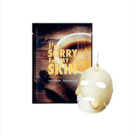 Осветляющая тканевая маска с экстрактом лотоса I'm Sorry for My Skin Brightening Jelly Mask (Coffee)
