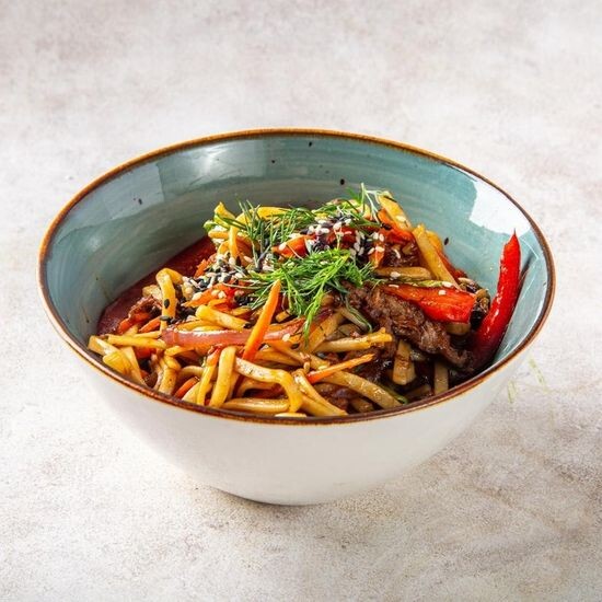 ЛАПША WOK С ГОВЯДИНОЙ