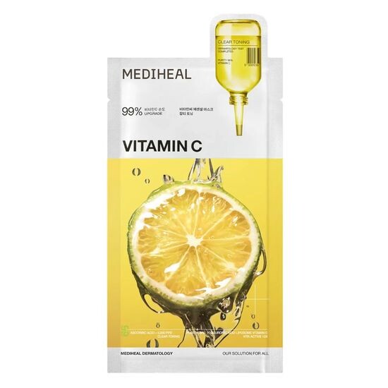 MEDIHEAL ТКАНЕВАЯ МАСКА ДЛЯ СИЯНИЯ КОЖИ VITAMIN C MASK