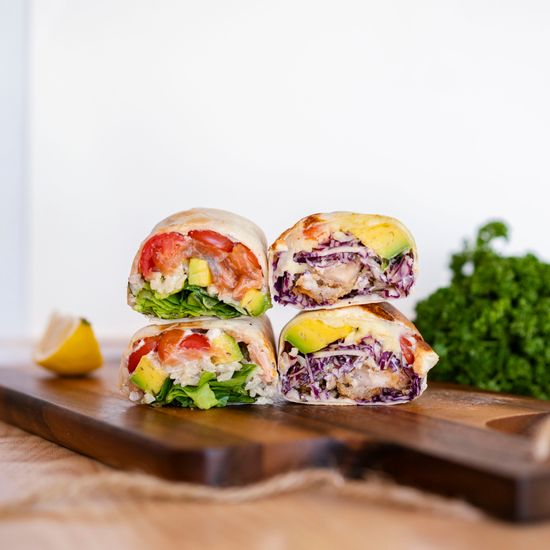 Set Burritos – 2 Types, 4 Pieces 🌯 • 565kcal • P19