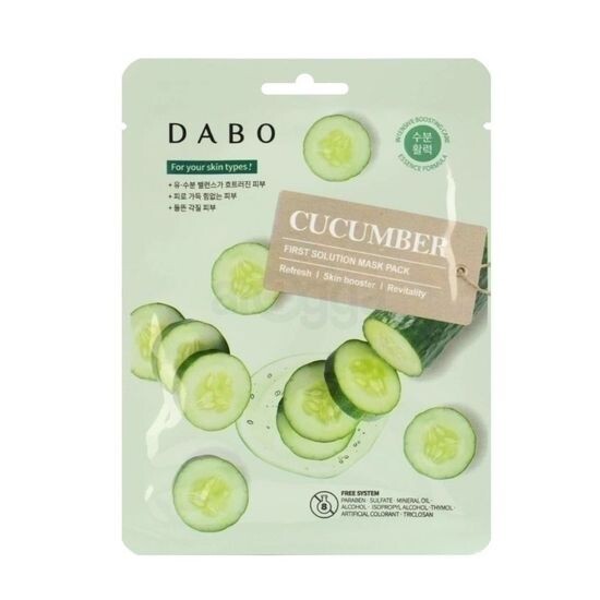 Тканевая маска DABO CUCUMBER