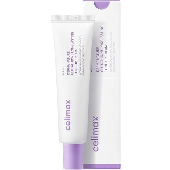 Celimax Крем против пигментации и покраснений с глутатионом, Derma Nature Glutathione Longlasting Tone-Up Cream