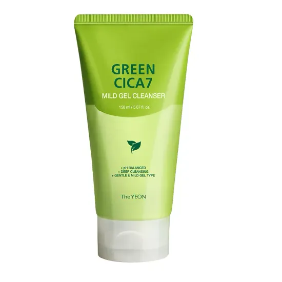 Гель для умывания THE YEON GREEN CICA7 MILD GEL CLEANSER