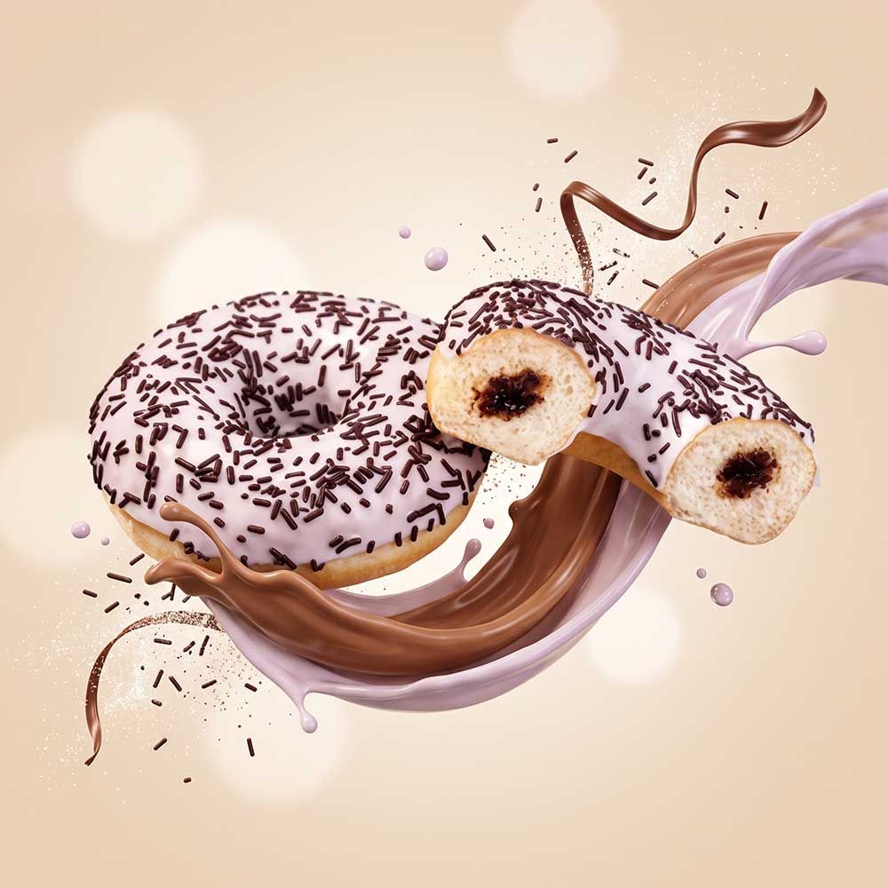 Donut Choc Cream