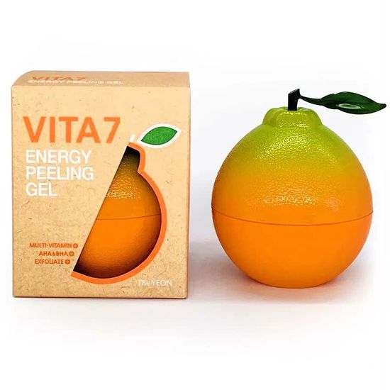 The Yeon Энергетический пилинг-гель (скатка) с АНА-ВНА кислотами для лица
Vita7 Energy Peeling Gel