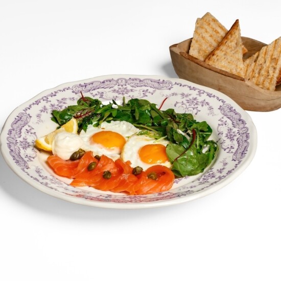 Sunny Side Egg Salmon