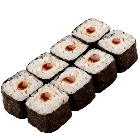 Маки с курицей