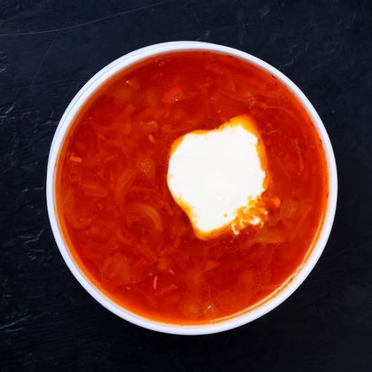 Борщ с фасолью 0,5