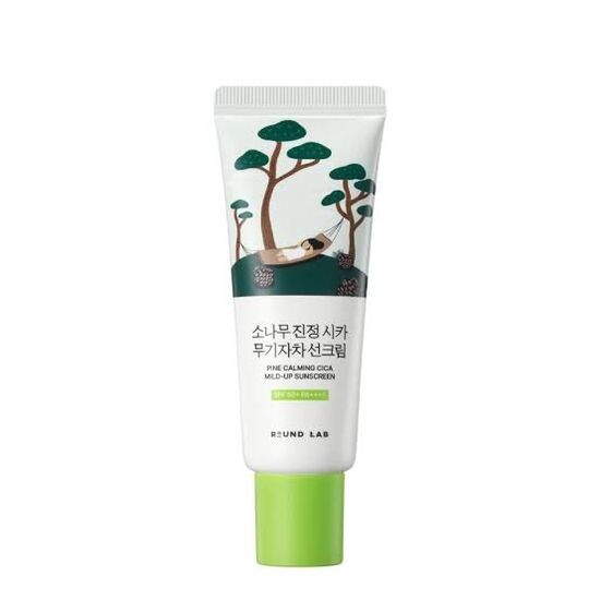 Солнцезащитный крем с экстрактом сосны Round Lab Pine Calming Cica Mild-Up Sunscreen SPF50+ PA++++