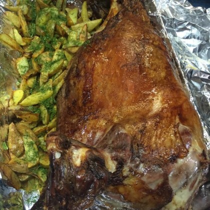 Ягнёнок запеченый в тандыре