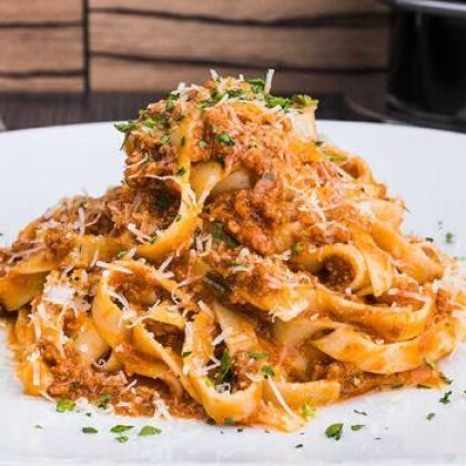 Тальятелле с мясным соусом