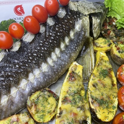 Осётр запечённый по-царски