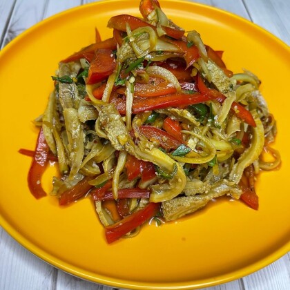 Китайский салат из требухи