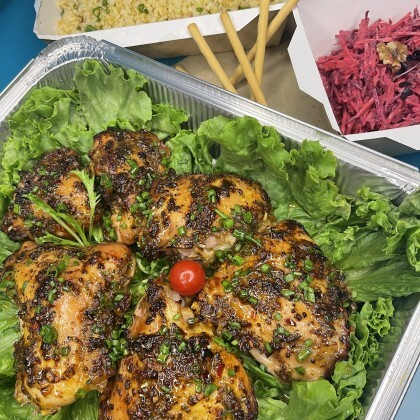 Медовые бёдрышки в иранском стиле на 8-10 персон