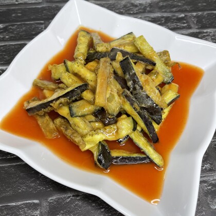 Баклажаны в кисло-сладком соусе