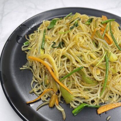 Фунчёза жареная с овощами