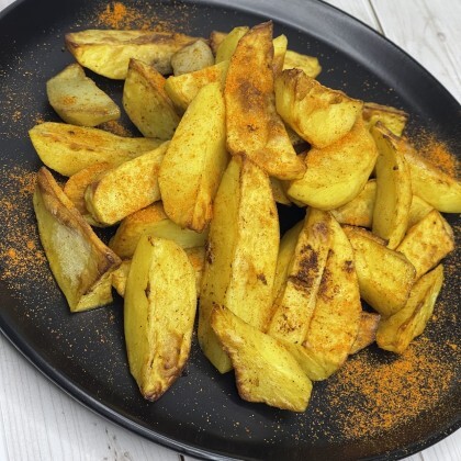 Запечёные картофельные дольки