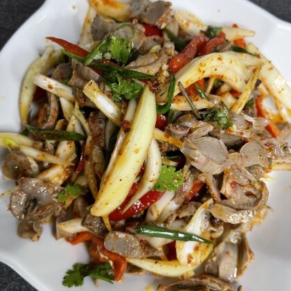 Хе из куриных желудков