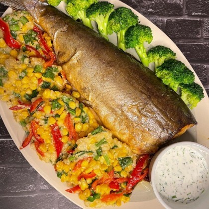 Горбуша запеченая на 4 персоны