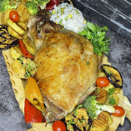 Окорок барашка запечённый  в тандыре