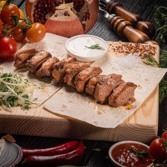 Шашлык из утиной грудки