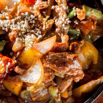 Телятина по-сычуаньски