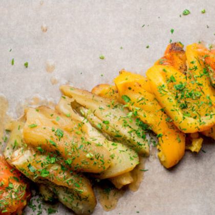 Овощной шашлык