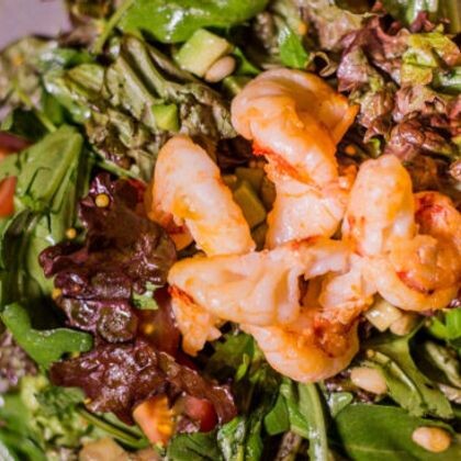 Салат с креветкой