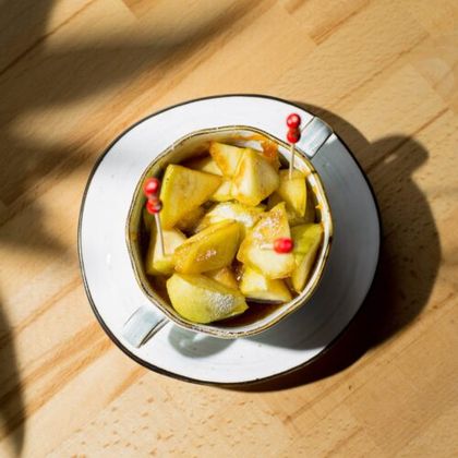 Яблочная карамель