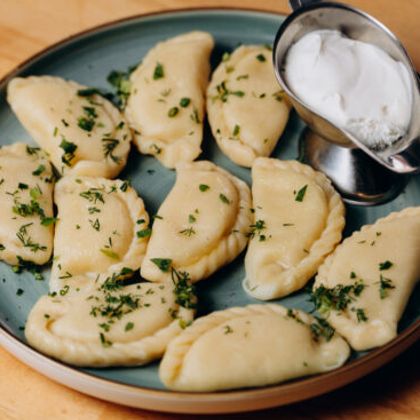 Вареники с картофелем