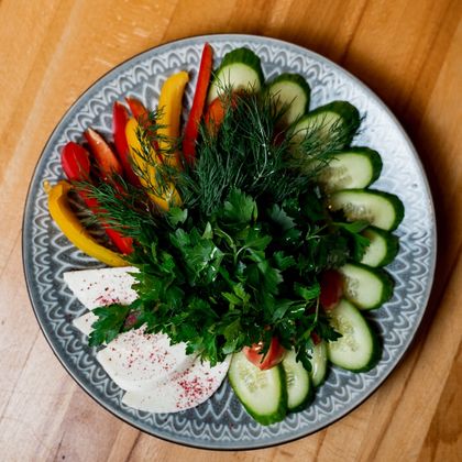 Овощная нарезка «Букет»