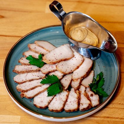 Бараний курдюк  домашнего копчения