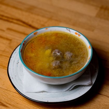 Суп с фрикадельками