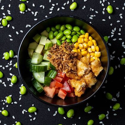 Поке с курицей