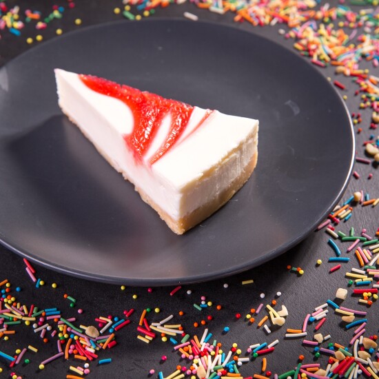 Чизкейк клубничный