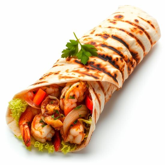 Шаверма с креветками