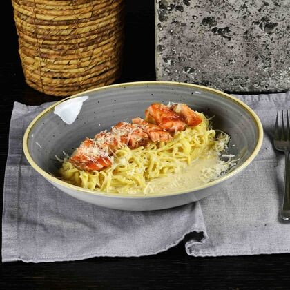 Паста с семгой