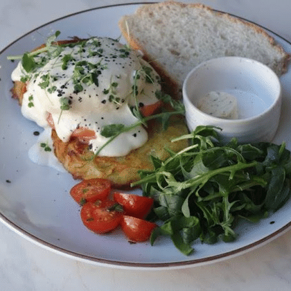 Хэшбраун с Семгой