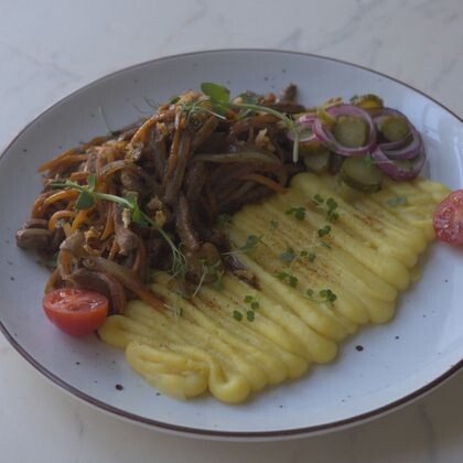 Говядина в Бальзамическом Соусе