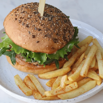 Бургер с Говяжьей Котлетой