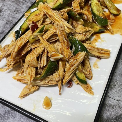 Спаржа с огурцами