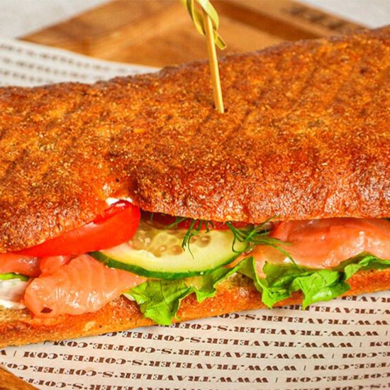 Сэндвич с лососем