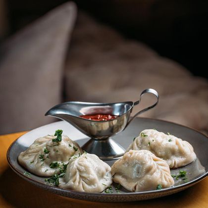 Манты с телятиной