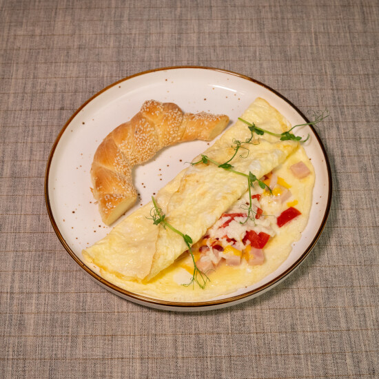 Омлет с индейкой