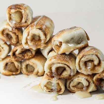 Рулетики с ананасом