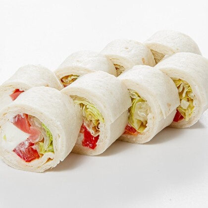 Тортилья с копченным лососем