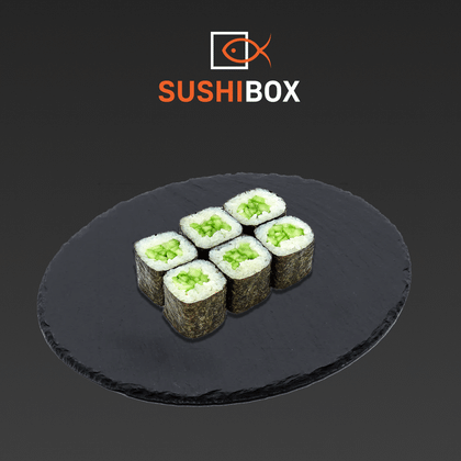 Мини роллы с огурцом